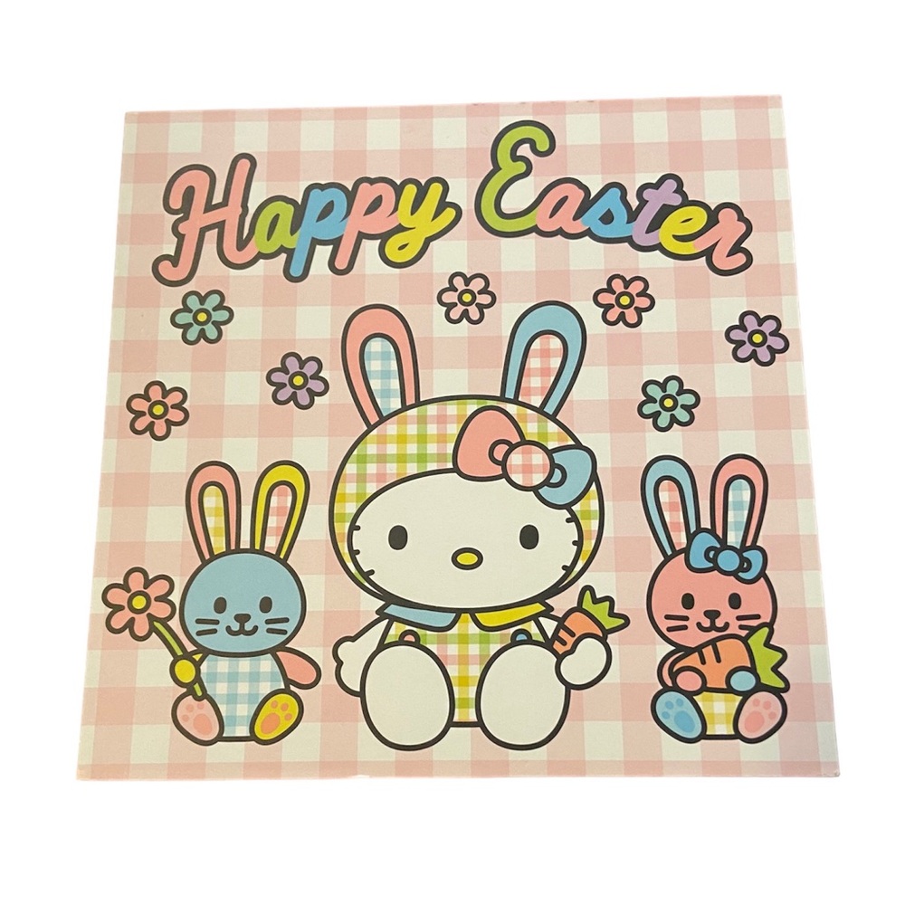 Hello Kitty Happy Easter Home Decor Sign
